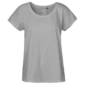 Neutral Dámské tričko Loose Fit z organické Fairtrade bavlny - Sportovně šedá | M