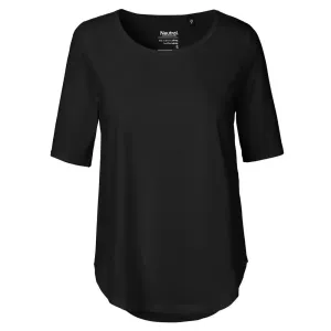 Neutral Dámské tričko s polovičním rukávem z organické Fairtrade bavlny - Černá | L