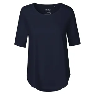 Neutral Dámské tričko s polovičním rukávem z organické Fairtrade bavlny - Námořní modrá | XS
