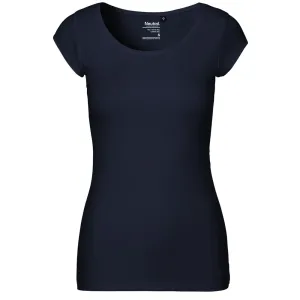 Neutral Dámské tričko z organické Fairtrade bavlny - Námořní modrá | S