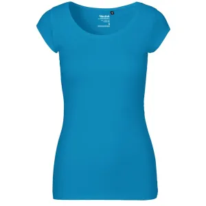 Neutral Dámské tričko z organické Fairtrade bavlny - Safírová modrá | XS