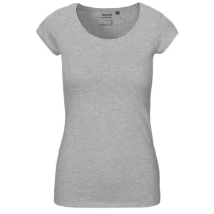 Neutral Dámské tričko z organické Fairtrade bavlny - Sportovně šedá | L