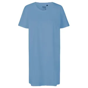 Neutral Dámské dlouhé tričko z organické Fairtrade bavlny - Dusty indigo | XL