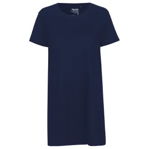 Neutral Dámské dlouhé tričko z organické Fairtrade bavlny - Námořní modrá | L