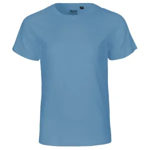 Neutral Dětské tričko s krátkým rukávem z organické Fairtrade bavlny - Dusty indigo | 104/110