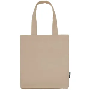 Neutral Látková nákupní taška z organické Fairtrade bavlny - Písková #3799535