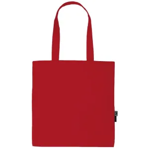 Neutral Nákupní taška přes rameno z organické Fairtrade bavlny - Červená