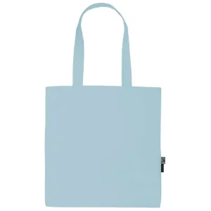 Neutral Nákupní taška přes rameno z organické Fairtrade bavlny - Světle modrá