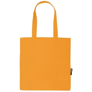 Neutral Nákupní taška přes rameno z organické Fairtrade bavlny - Světle oranžová