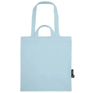 Neutral Nákupní taška se 4 uchy z organické Fairtrade bavlny - Světle modrá