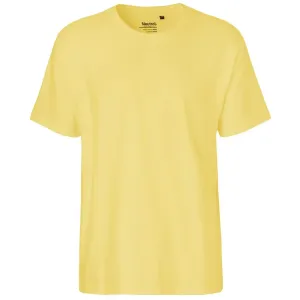 Neutral Pánské tričko Classic z organické Fairtrade bavlny - Dusty yellow | XXL
