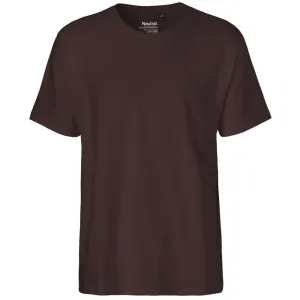 Neutral Pánské tričko Classic z organické Fairtrade bavlny - Hnědá | L
