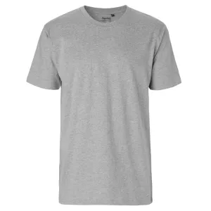 Neutral Pánské tričko Classic z organické Fairtrade bavlny - Sportovně šedá | L