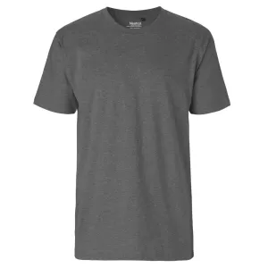 Neutral Pánské tričko Classic z organické Fairtrade bavlny - Tmavý melír | S