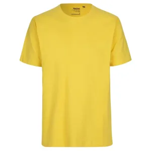 Neutral Pánské tričko Classic z organické Fairtrade bavlny - Žlutá | L
