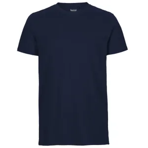 Neutral Pánské tričko Fit z organické Fairtrade bavlny - Námořní modrá | XXL