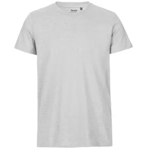 Neutral Pánské tričko Fit z organické Fairtrade bavlny - Popelavá | M