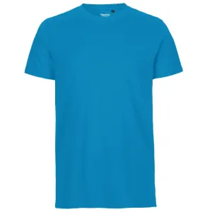 Neutral Pánské tričko Fit z organické Fairtrade bavlny - Safírová modrá | S