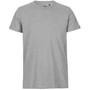 Neutral Pánské tričko Fit z organické Fairtrade bavlny - Sportovně šedá | XXXXXL