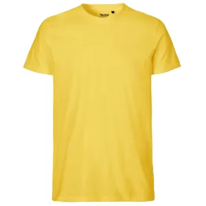 Neutral Pánské tričko Fit z organické Fairtrade bavlny - Žlutá | M