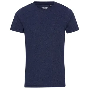 Neutral Pánské tričko z recyklovaných materiálů - Tmavě modrý melír | L
