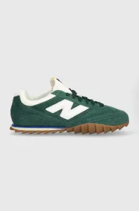 Semišové sneakers boty New Balance URC30RC zelená barva