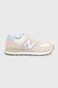 Sneakers boty New Balance WL574QC růžová barva #5042227