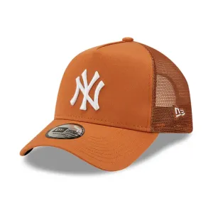 New Era New York Yankees Tonal Mesh A-Frame Trucker Kšiltovka Oranžová