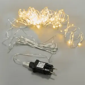 92017 NEXOS Světelný LED drátek, 100 LED diod, 10 m, teple bílá #5490927