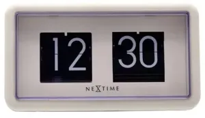 Nextime Nástěnné/stolní překlápěcí hodiny Flip 5228WI