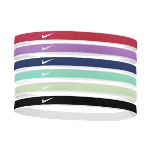 Nike swoosh sport headbands 6 pk tipped uni #5343340