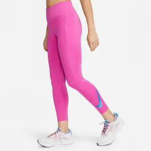 Nike Fast-Women's Mid-Rise 7/8 Running Leggings with Pockets M