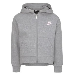 Nike club fleece high low fz hoodie 110-116 cm