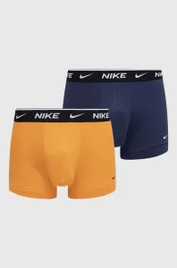 Boxerky Nike 2-pack pánské, žlutá barva