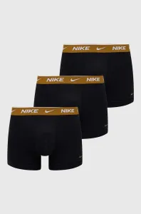 Boxerky Nike 3-pack pánské, žlutá barva