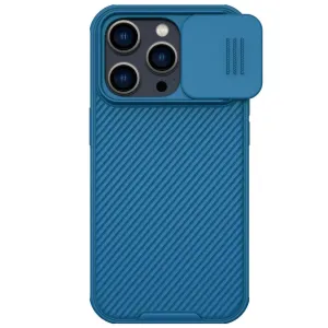 Nillkin CamShield Pro pouzdro iPhone 14 Pro pancéřové pouzdro kryt fotoaparátu modré