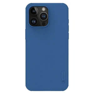 Magnetické pouzdro Nillkin Super Frosted Shield Pro pro iPhone 15 Pro Max - modré