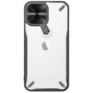 Nillkin Cyclops Case odolné pouzdro s krytem fotoaparátu a skládacím stojánkem iPhone 13 Pro černé