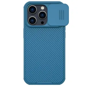 Nillkin CamShield Pro Magnetic Case Kryt fotoaparátu iPhone 14 Pro Max modrý (s MagSafe)