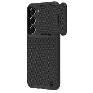 Nillkin Textured S Case Samsung Galaxy S23 pancéřované pouzdro s krytem fotoaparátu černé