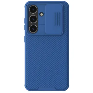 Pancéřové pouzdro Nillkin CamShield Pro s krytem fotoaparátu pro Samsung Galaxy S24 - modré