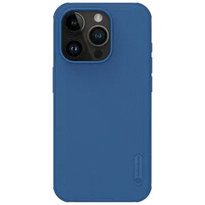 Vyztužené pouzdro Nillkin Super Frosted Shield Pro pro iPhone 15 Pro - modré