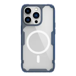 Nillkin Nature Pro Magnetic Case iPhone 14 Pro magnetické pouzdro MagSafe modré