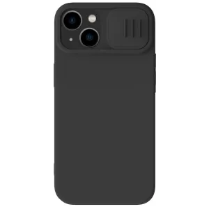 Nillkin CamShield Silky Silicone Case iPhone 14 Plus pouzdro s krytem fotoaparátu černé