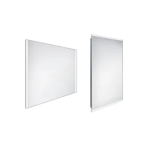Nimco zrcadlo LED 800 x 700 Model 11000 hliníkový rám ZP 11003 ZP 11003