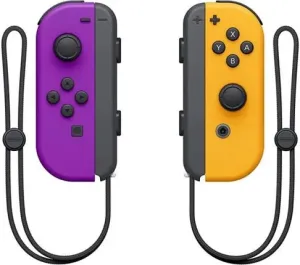 Nintendo Joy-Con Pair neonově fialový/neonově oranžový