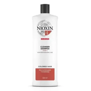 Nioxin Čisticí šampon pro jemné barvené výrazně řídnoucí vlasy System 4 (Shampoo Cleanser System 4) 1000 ml