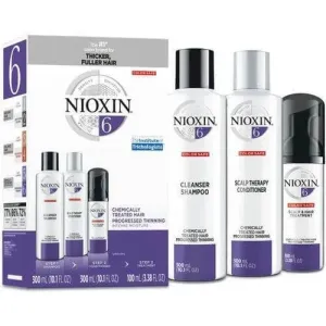 Nioxin Dárková sada pro řídnoucí normální až silné přírodní i chemicky ošetřené vlasy System 6 (Hair System Starter Kit 6)