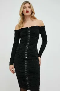 Šaty Nissa černá barva, mini #4130000