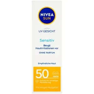NIVEA Sun Pleťový krém na opalování Sensitive SPF50 50 ml